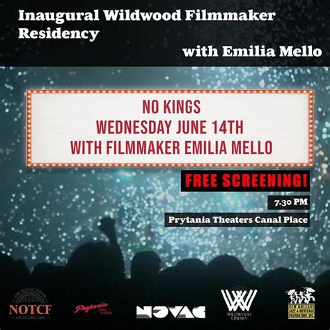 WW Cinema (@wwcinema.nola): As part of our Filmmaker resid .
